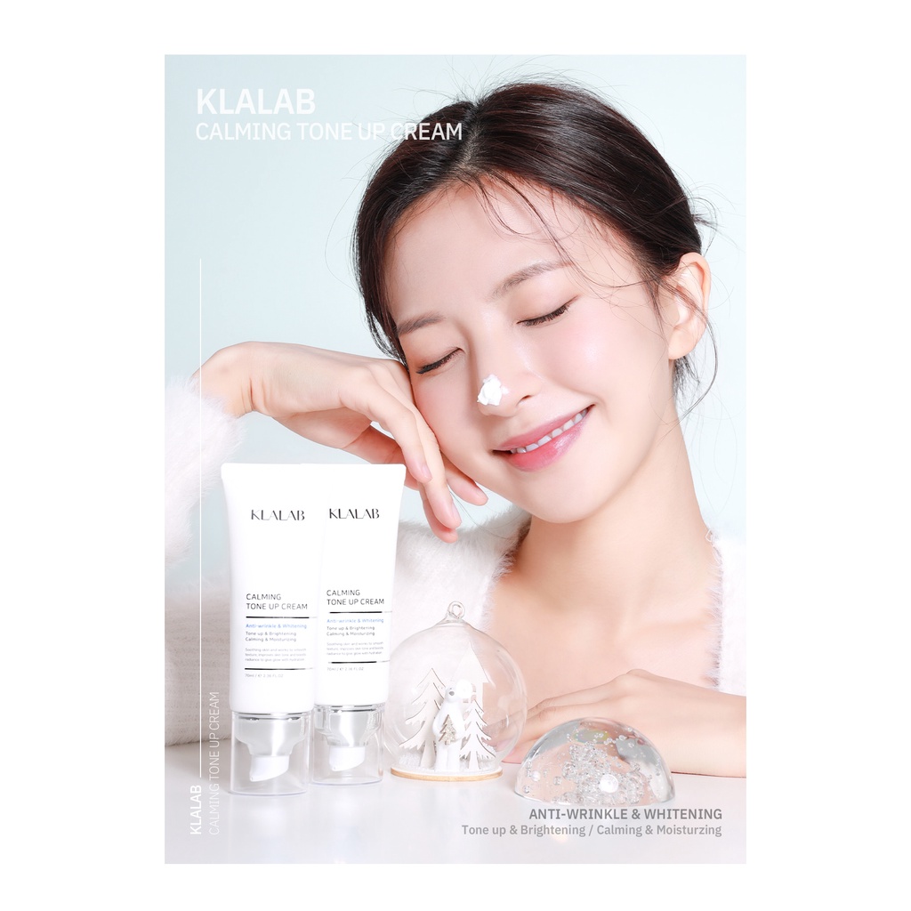 Bí quyết có làn da căng bóng, mịn màng, trắng hồng rạng rỡ chỉ trong nháy mắt: Klalab Calming Tone Up Cream - Có gì đặc biệt?